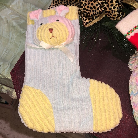 BABY CHRISTMAS STOCKINGS AND HAT - Picture 2 of 5